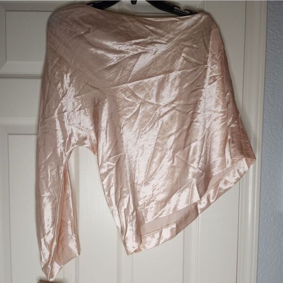 NWT Rachel Rachel Roy S OneShoulder Tencel Blend October Blossom Women's Top $89 - Picture 4 of 11